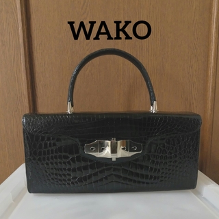 WAKO クロコダイル ハンドバッグ(ハンドバッグ)