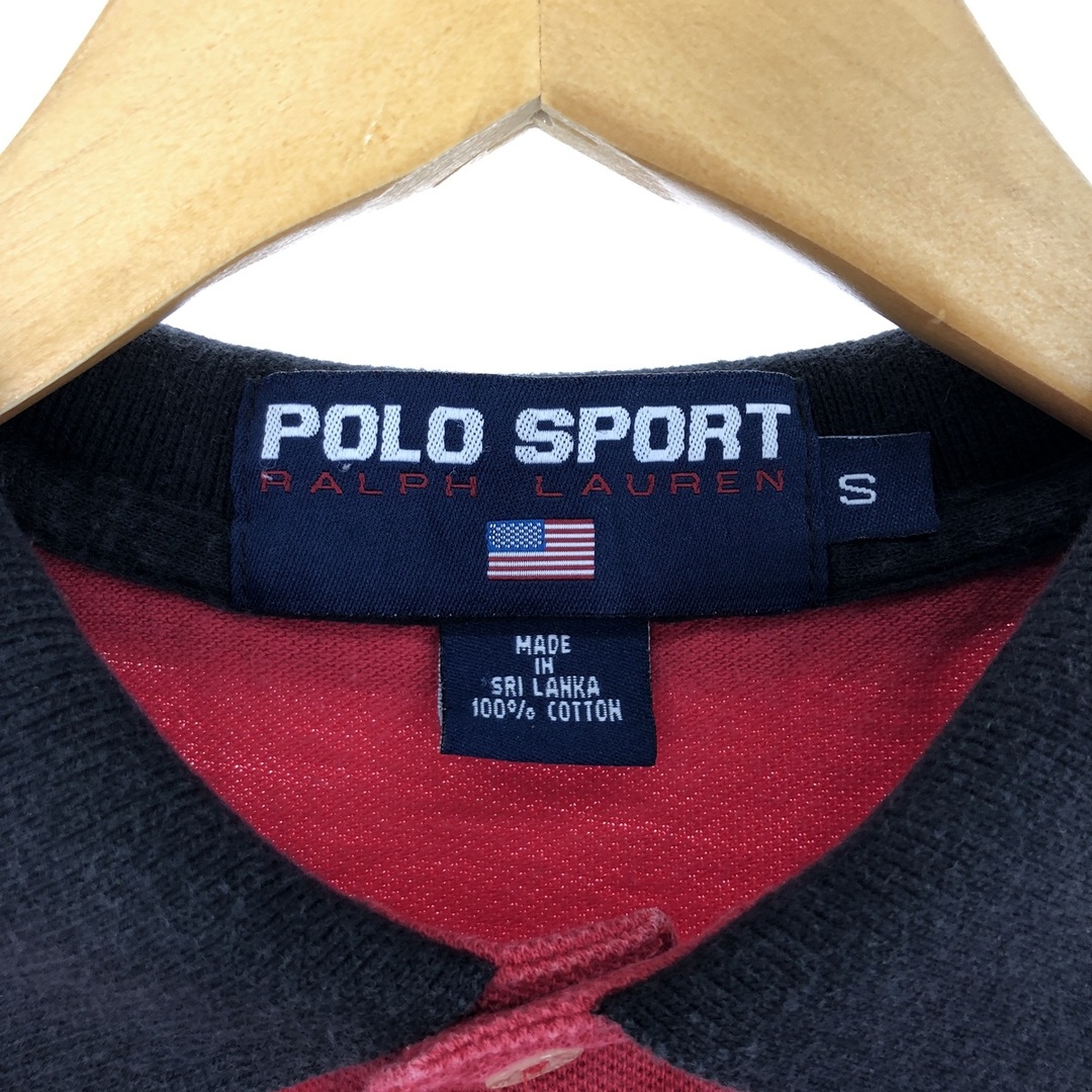 Ralph Lauren(ラルフローレン)の古着 90年代 ラルフローレン Ralph Lauren POLO SPORT ポロスポーツ 半袖 ポロシャツ メンズS ヴィンテージ /eaa436191 メンズのトップス(ポロシャツ)の商品写真