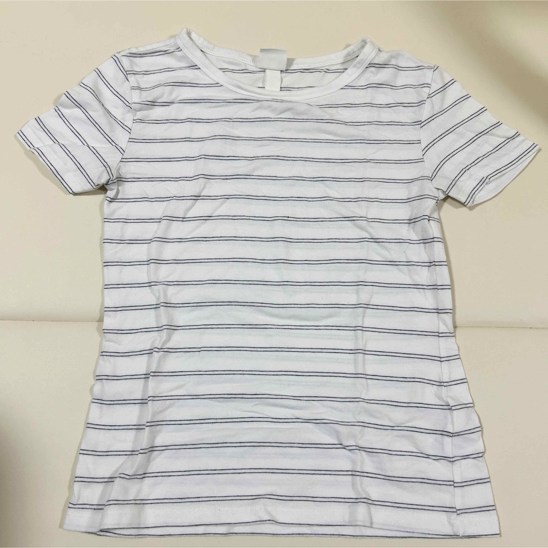 H&M(エイチアンドエム)のH&M  ボーダーTシャツ　半袖　XS レディースのトップス(Tシャツ(半袖/袖なし))の商品写真