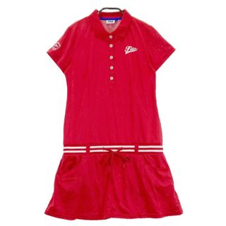 フィラ(FILA)のFILA フィラゴルフ ゴルフウェア ゴルフワンピース レッド L(ウエア)