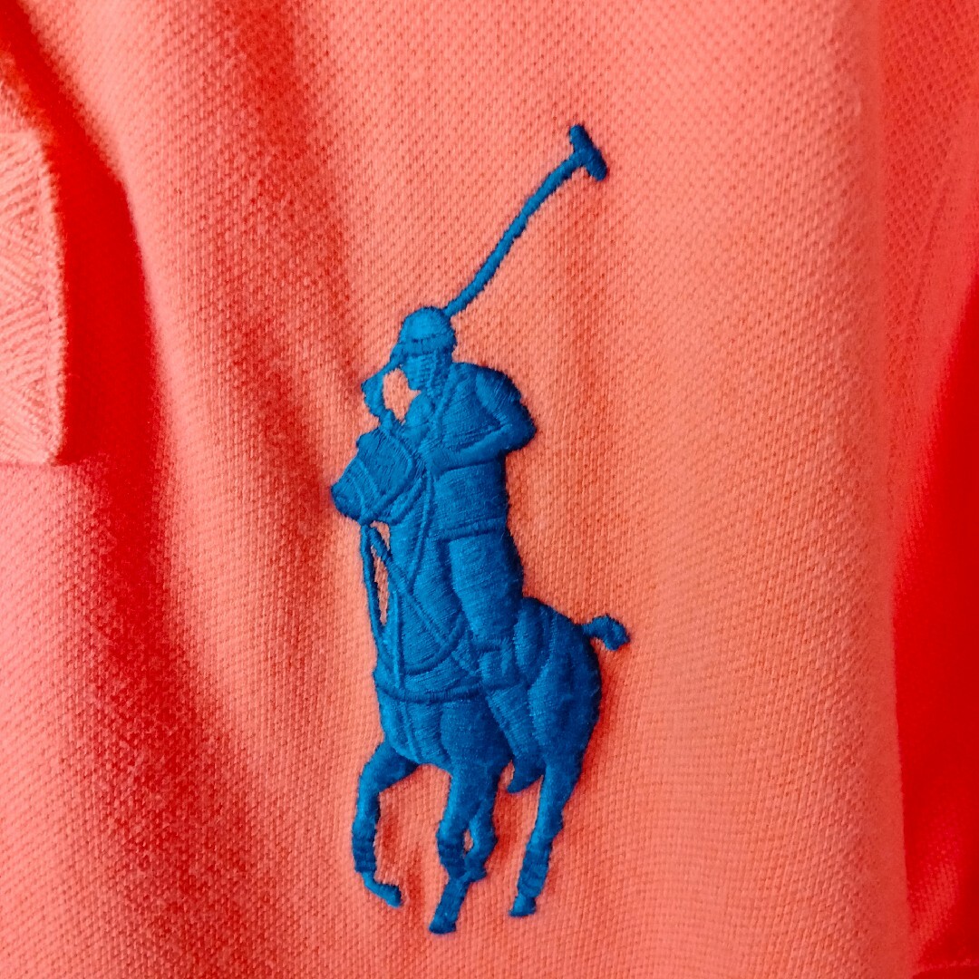 POLO ポロラルフローレン デカロゴ ロゴ刺繍 ポロシャツ 古着 半袖 POLO ポロラルフローレン デカロゴ ロゴ刺繍 ポロシャツ 古着 半袖