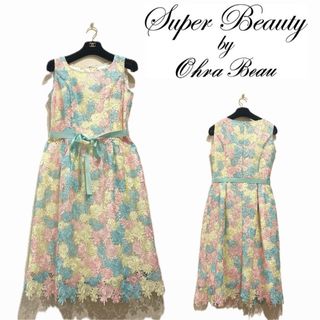 エムズグレイシー(M'S GRACY)の【Super Beauty】レースワンピースドレス 40【新品タグ付き】(ロングワンピース/マキシワンピース)