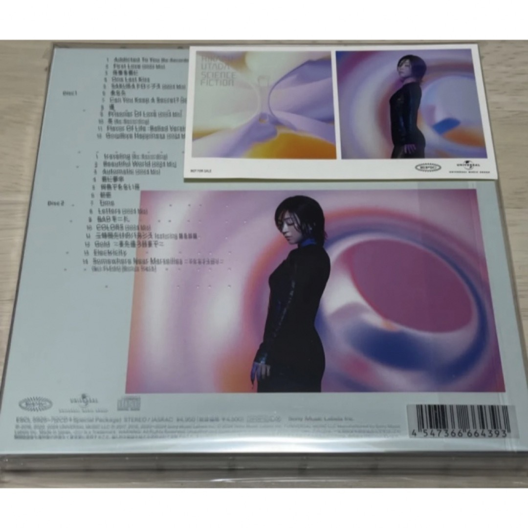 SONY(ソニー)の【ステッカー付】宇多田ヒカルSCIENCE　FICTION（完全生産限定盤） エンタメ/ホビーのCD(ポップス/ロック(邦楽))の商品写真