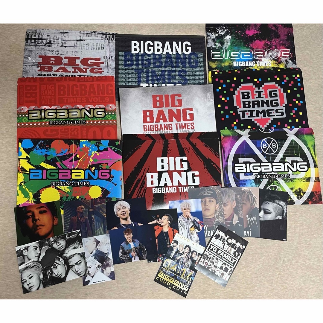 BIGBANG(ビッグバン)のBIGBANG会報　ポストカード　ファンクラブ限定　バースデーカードセット エンタメ/ホビーのタレントグッズ(アイドルグッズ)の商品写真