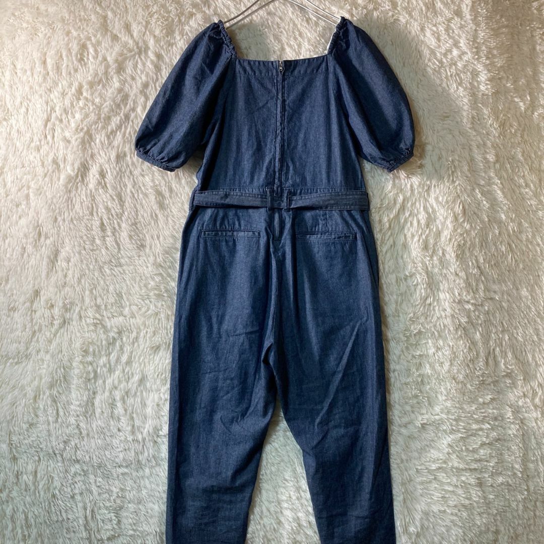 SLOBE IENA(スローブイエナ)の極美品 スローブイエナ LE DENIM スクエアネックジャンプスーツ 36 S レディースのレディース その他(その他)の商品写真