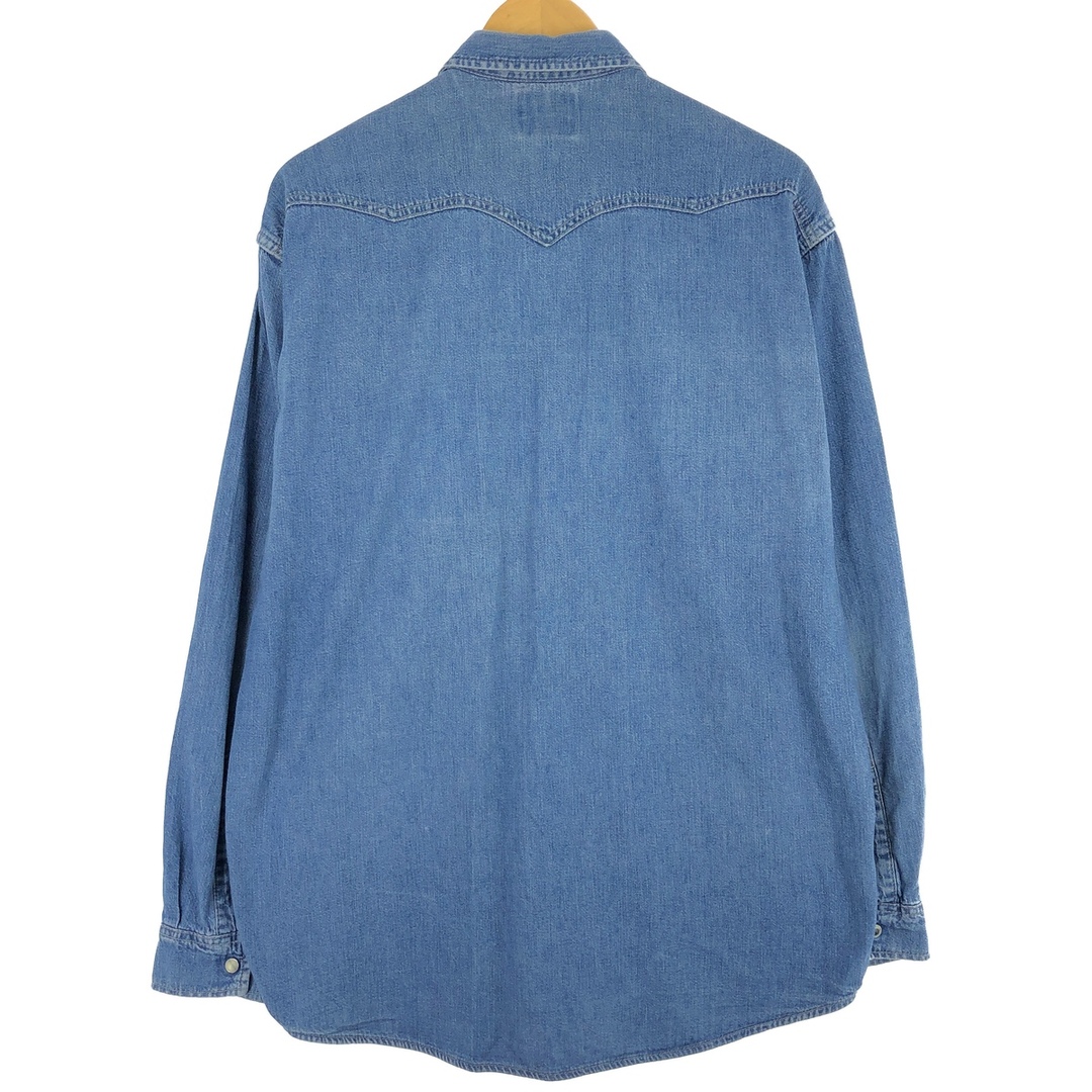 Levi's(リーバイス)の古着 リーバイス Levi's 長袖 デニム ウエスタンシャツ メンズL /eaa438253 メンズのトップス(シャツ)の商品写真