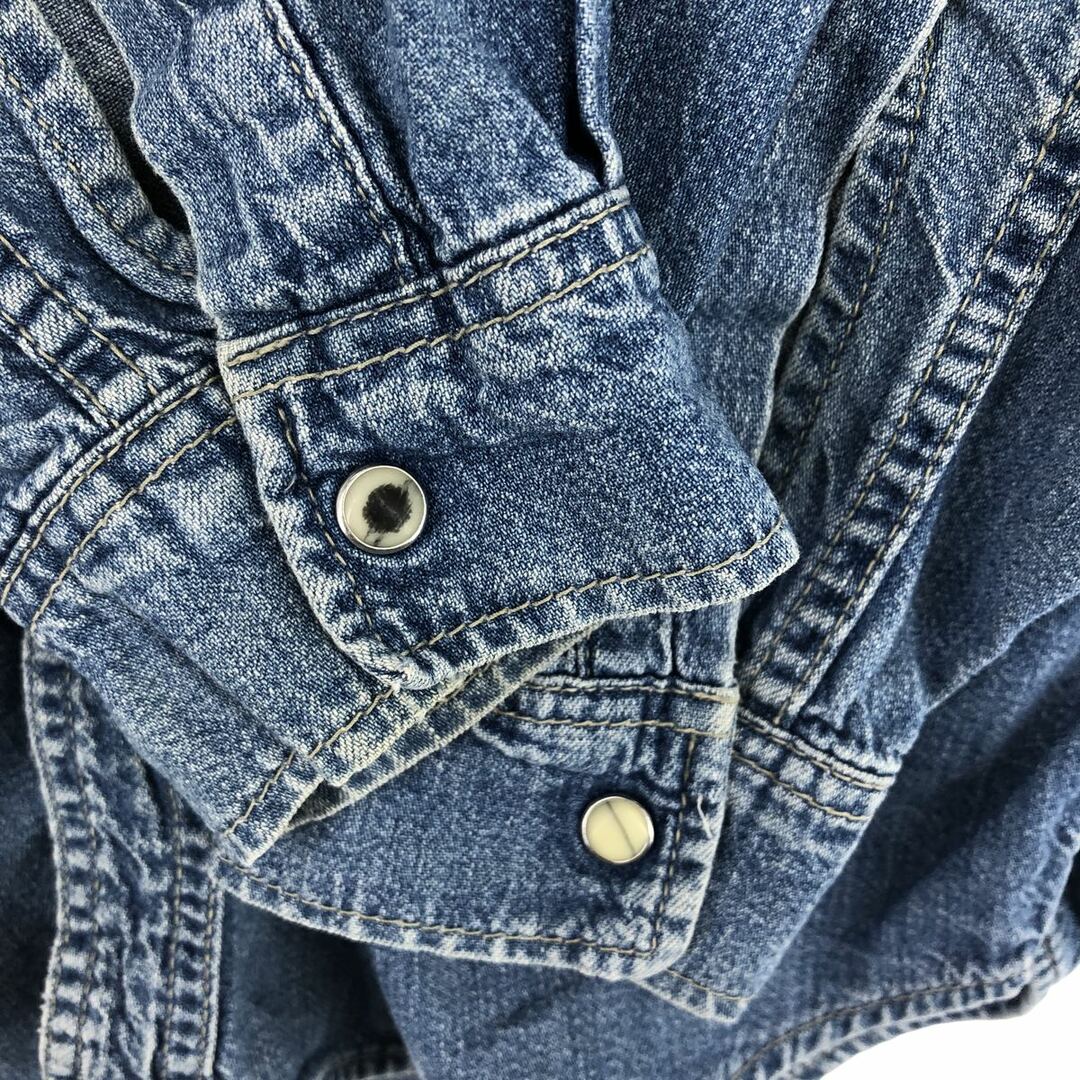 Levi's(リーバイス)の古着 リーバイス Levi's 長袖 デニム ウエスタンシャツ メンズL /eaa438253 メンズのトップス(シャツ)の商品写真