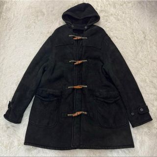 ポロラルフローレン(POLO RALPH LAUREN)の求む！ポロラルフローレン ムートン ダッフルコート シープレザー ブラック(ダッフルコート)