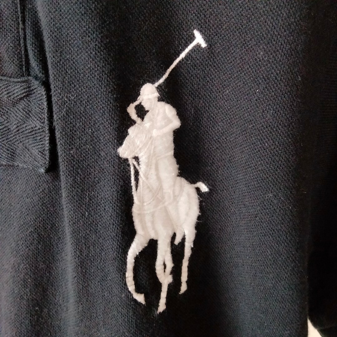 POLO ポロラルフローレン デカロゴ ロゴ刺繍 ポロシャツ 古着 半袖 POLO ポロラルフローレン デカロゴ ロゴ刺繍 ポロシャツ 古着 半袖