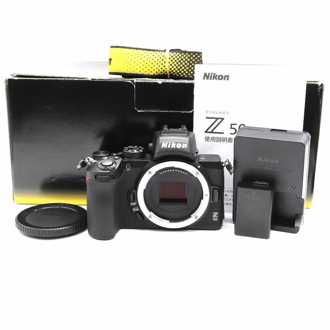 Nikon(ニコン)の【ほぼ新品】Z50 ボディ ブラック 584 スマホ/家電/カメラのカメラ(ミラーレス一眼)の商品写真