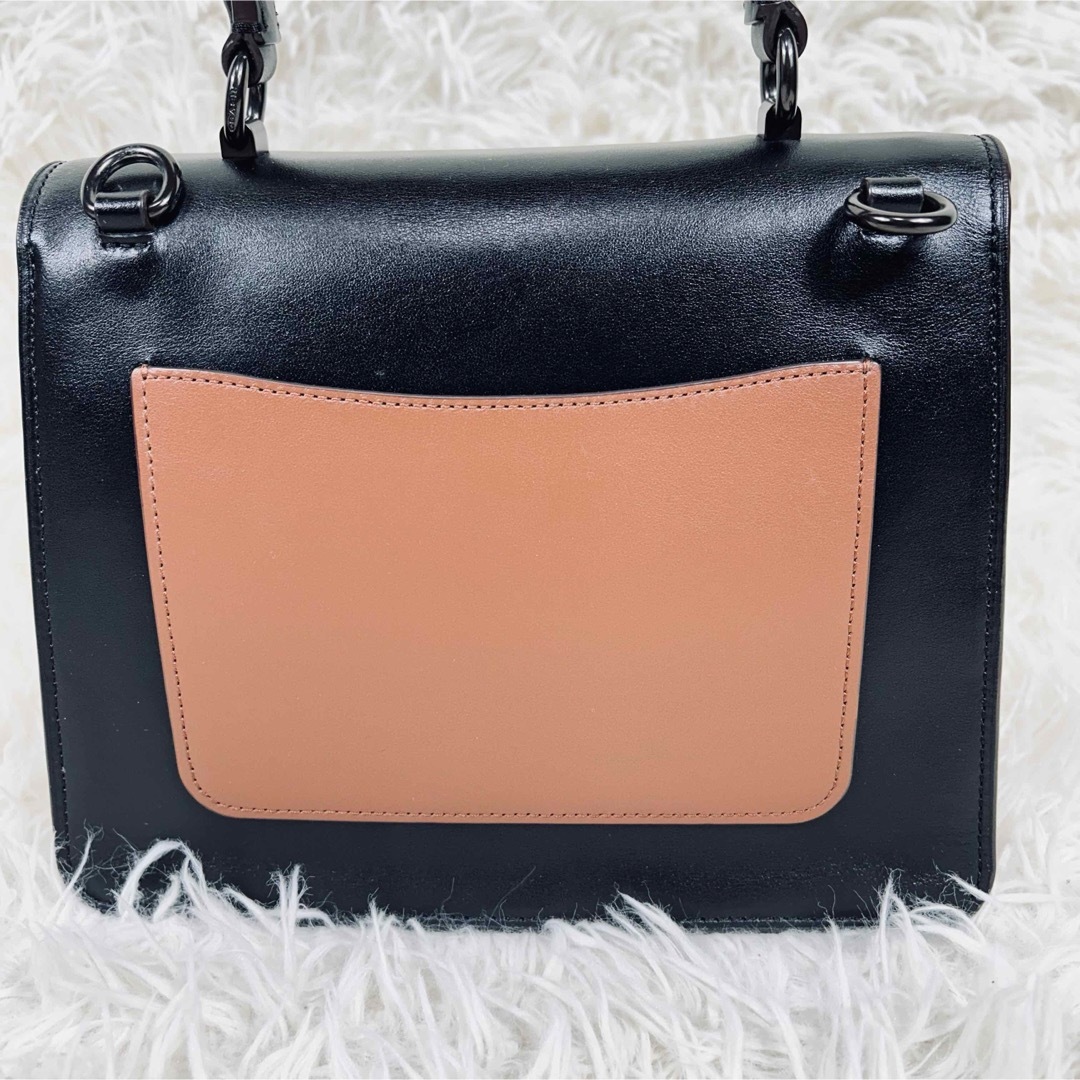 【希少・美品】コーチ ハンドバッグ 2way トップハンドル ターンロック 【希少・美品】コーチ ハンドバッグ 2way トップハンドル ターンロック