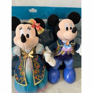 ディズニー(Disney)のミニー　ぬいぐるみバッチ(キャラクターグッズ)