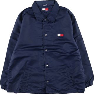 トミーヒルフィガー(TOMMY HILFIGER)の古着 90年代 トミーヒルフィガー TOMMY HILFIGER コーチジャケット メンズXL ヴィンテージ /eaa435652(ナイロンジャケット)