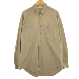 リーバイス(Levi's)の古着 リーバイス Levi's RED TAB 長袖 ワークシャツ メンズL /eaa438903(シャツ)