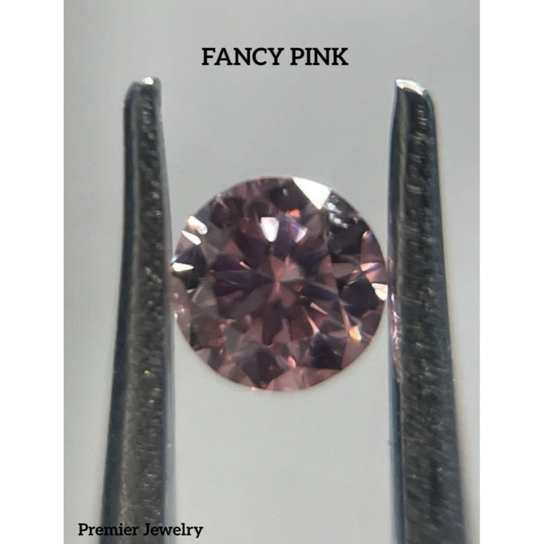 ピンクダイヤモンドルース　FANCY PINK 中央宝石研究所　鑑定書付 レディースのアクセサリー(その他)の商品写真