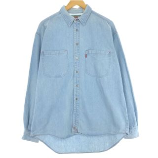 リーバイス(Levi's)の古着 リーバイス Levi's 長袖 デニムシャツ メンズL /eaa438917(シャツ)