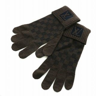 ルイヴィトン(LOUIS VUITTON)のLOUIS VUITTON ゴン・プティ ダミエ 手袋 グローブ M58332(手袋)