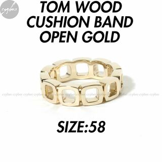 トムウッド(TOM WOOD)の58 18号 新品 トムウッド クッション バンド オープン リング ゴールド(リング(指輪))