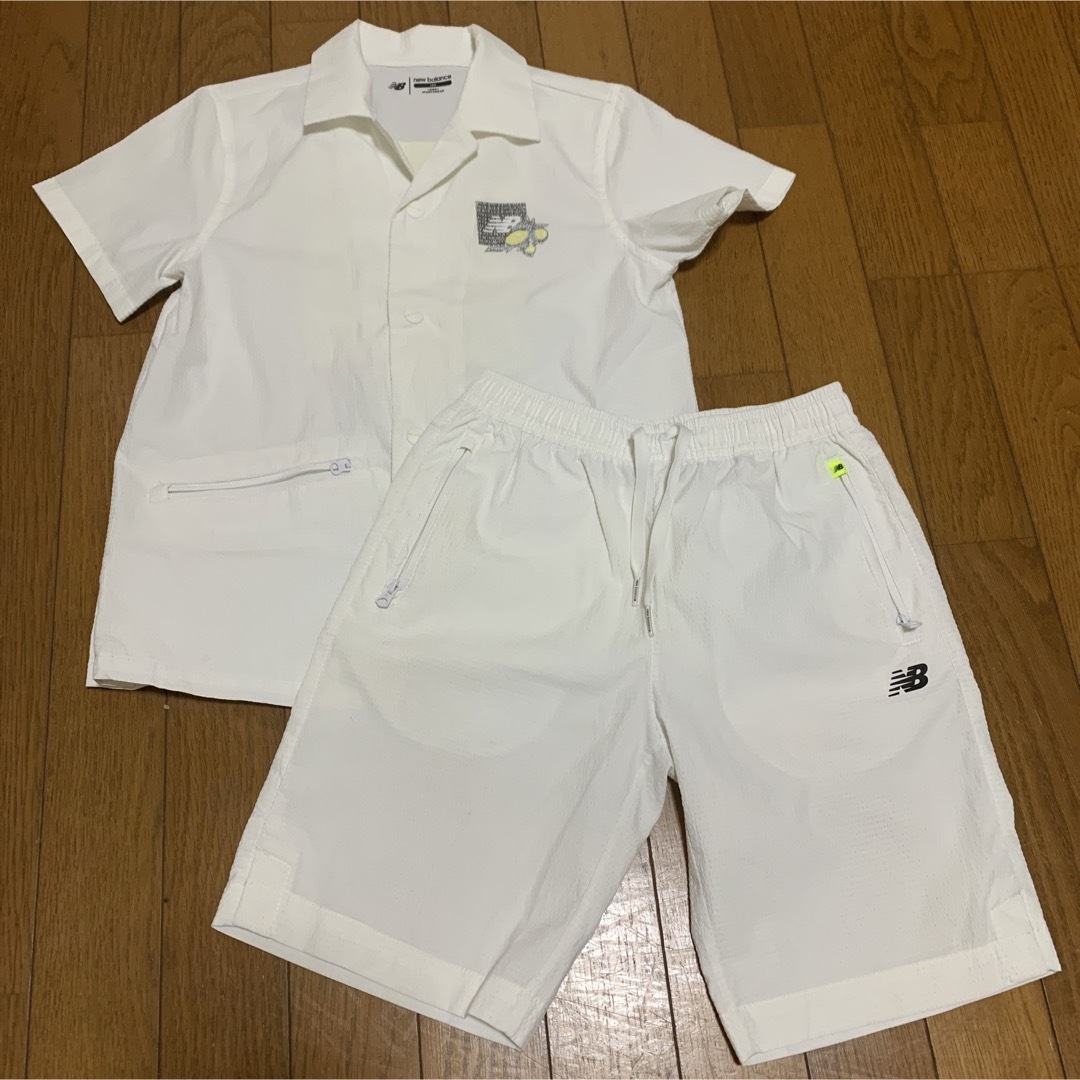 New Balance(ニューバランス)のニューバランス キッズ セットアップ 145 キッズ/ベビー/マタニティのキッズ服男の子用(90cm~)(Tシャツ/カットソー)の商品写真