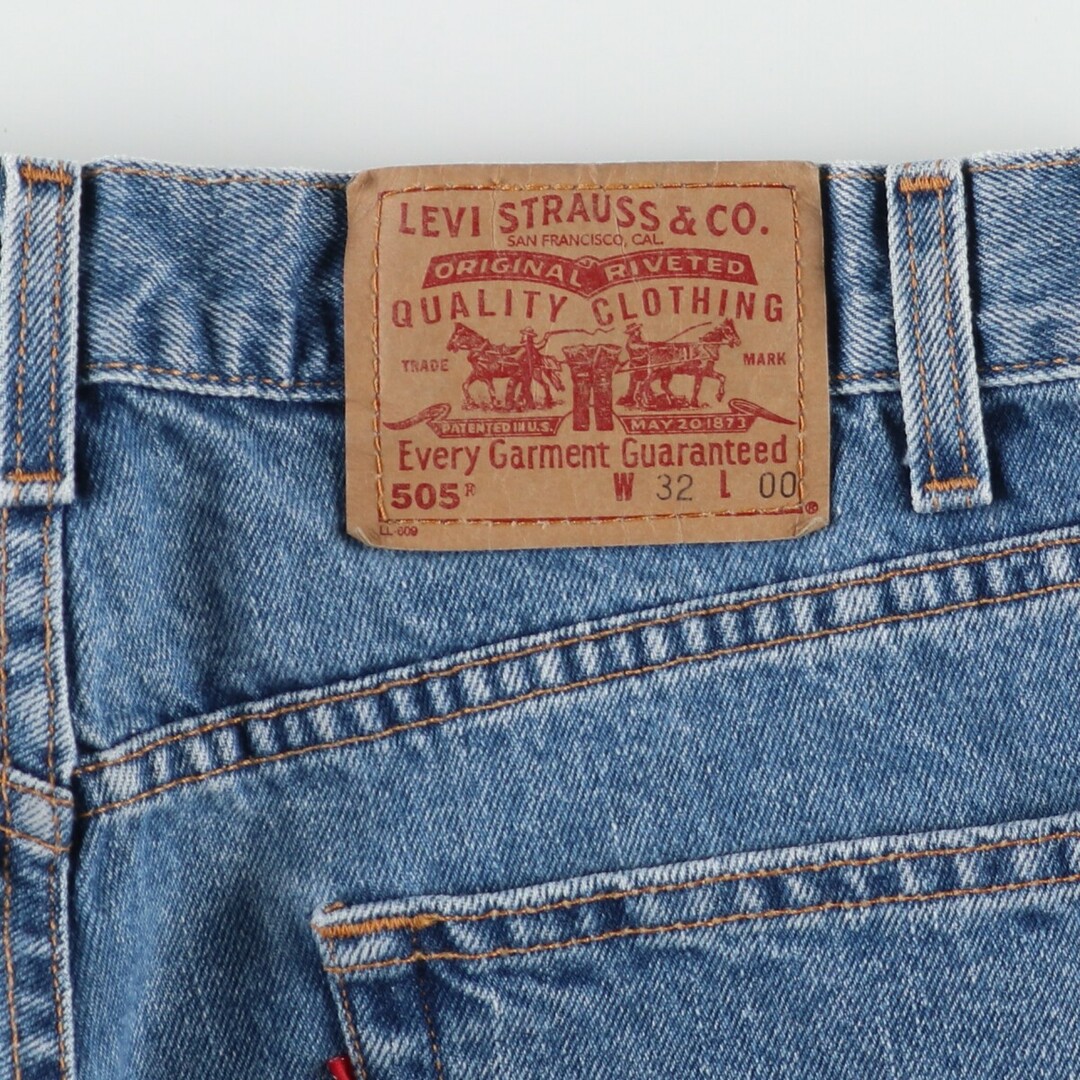 Levi's(リーバイス)の古着 00年代 リーバイス Levi's 505 REGULAR FIT デニムショーツ ショートパンツ メンズw32 /eaa436385 メンズのパンツ(ショートパンツ)の商品写真