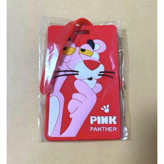 【新品未開封】ピンクパンサー　PINKPANTHER ネームタグ 旅行タグ(旅行用品)