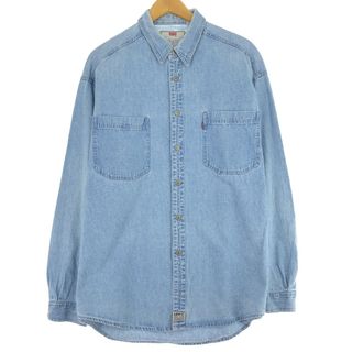 リーバイス(Levi's)の古着 リーバイス Levi's 長袖 デニムシャツ メンズL /eaa438912(シャツ)