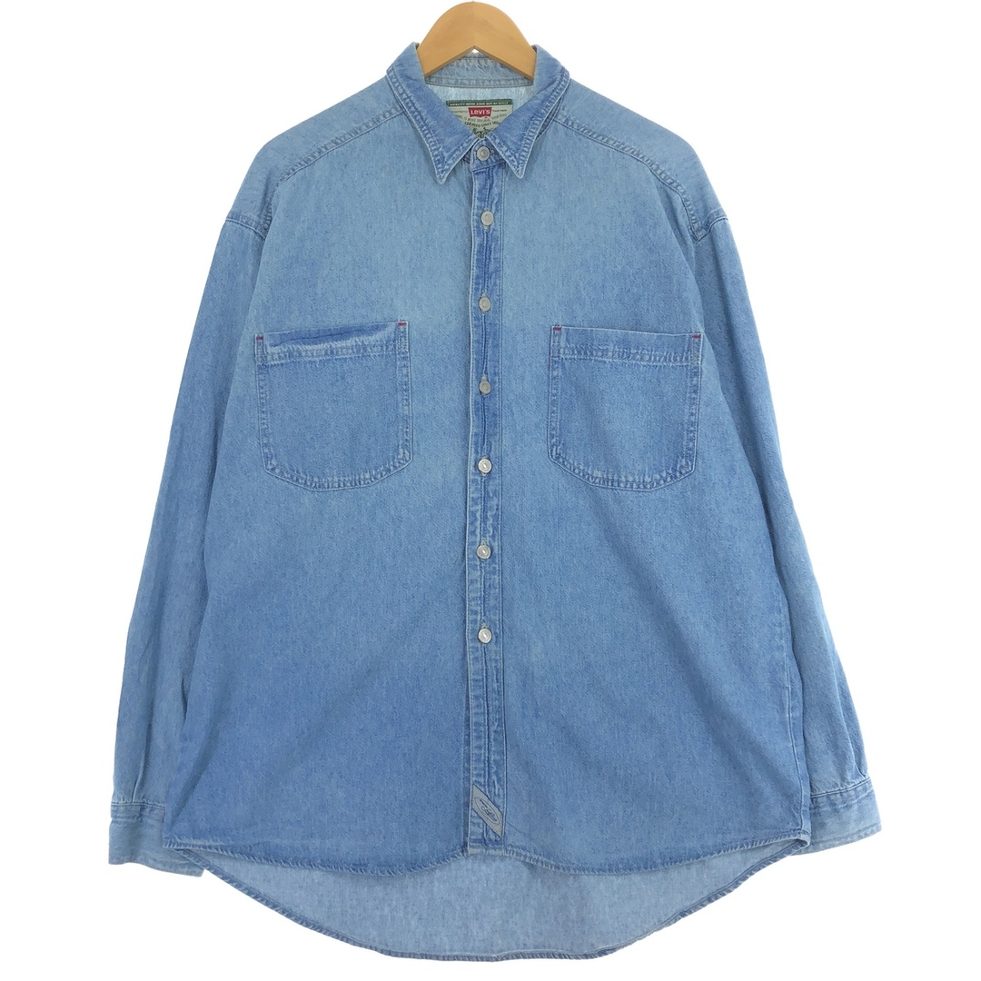 Levi's(リーバイス)の古着 リーバイス Levi's 長袖 デニムシャツ メンズL /eaa438913 メンズのトップス(シャツ)の商品写真