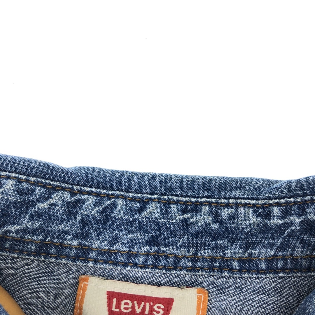 Levi's(リーバイス)の古着 リーバイス Levi's オレンジタブ 長袖 デニム ウエスタンシャツ メンズXL /eaa438914 メンズのトップス(シャツ)の商品写真