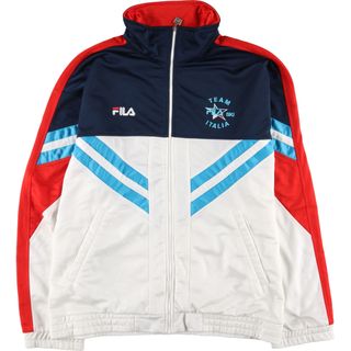 フィラ(FILA)の古着 90年代 フィラ FILA ジャージ トラックジャケット メンズM ヴィンテージ /eaa435672(その他)