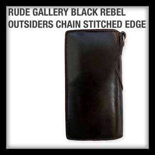 ルードギャラリー(RUDE GALLERY)のRUDE GALLERY BR CHAIN STITCHED EDGE(長財布)