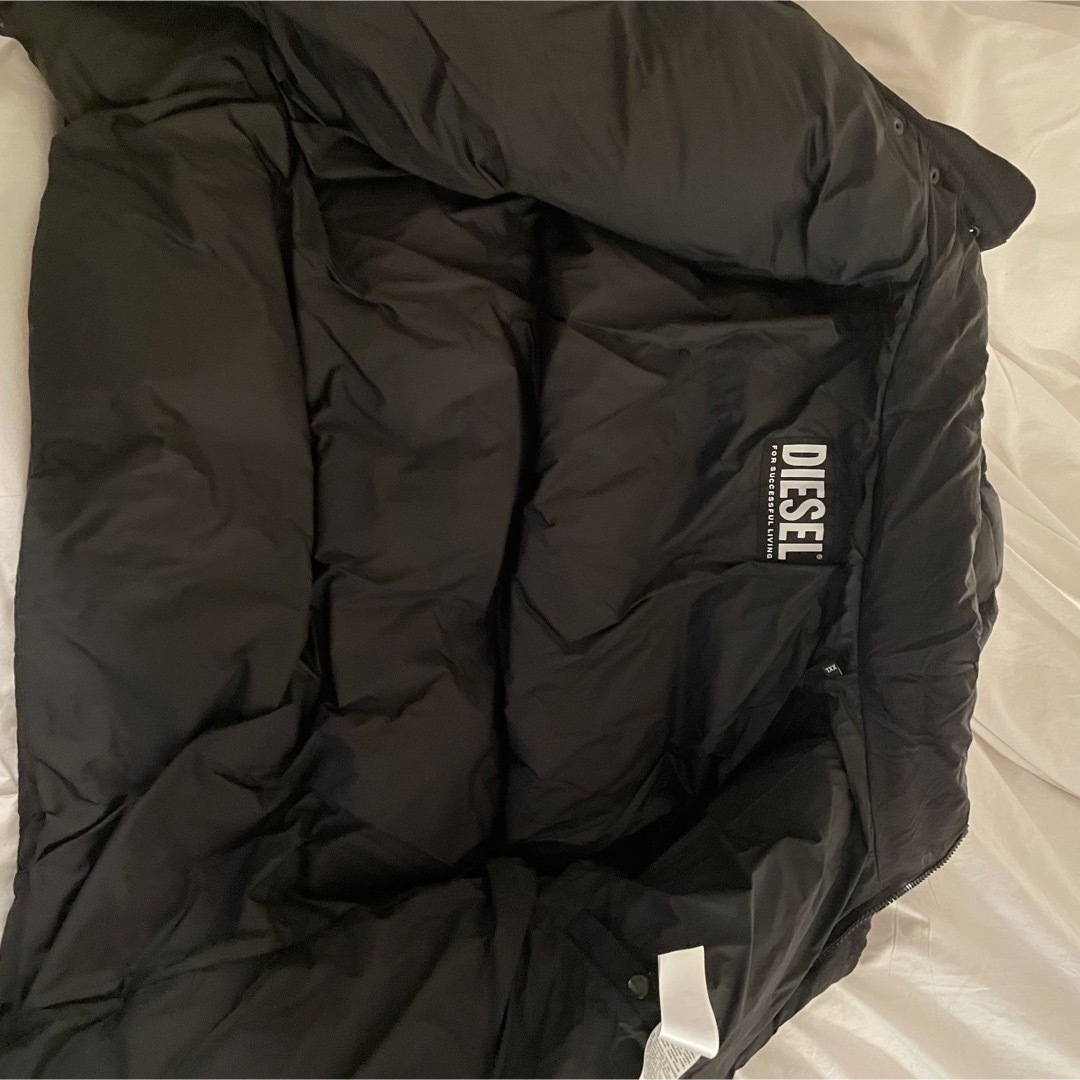DIESEL(ディーゼル)の【DIESEL】ダウンジャケット 黒 ブラック XXLサイズ メンズのジャケット/アウター(ダウンジャケット)の商品写真