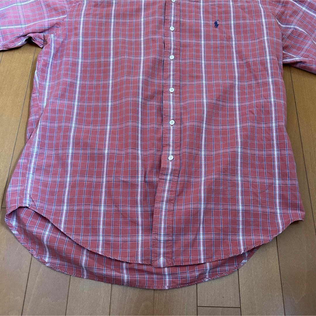 Ralph Lauren(ラルフローレン)の古着 90s POLO Ralph Lauren 半袖 BDシャツ チェック メンズのトップス(シャツ)の商品写真