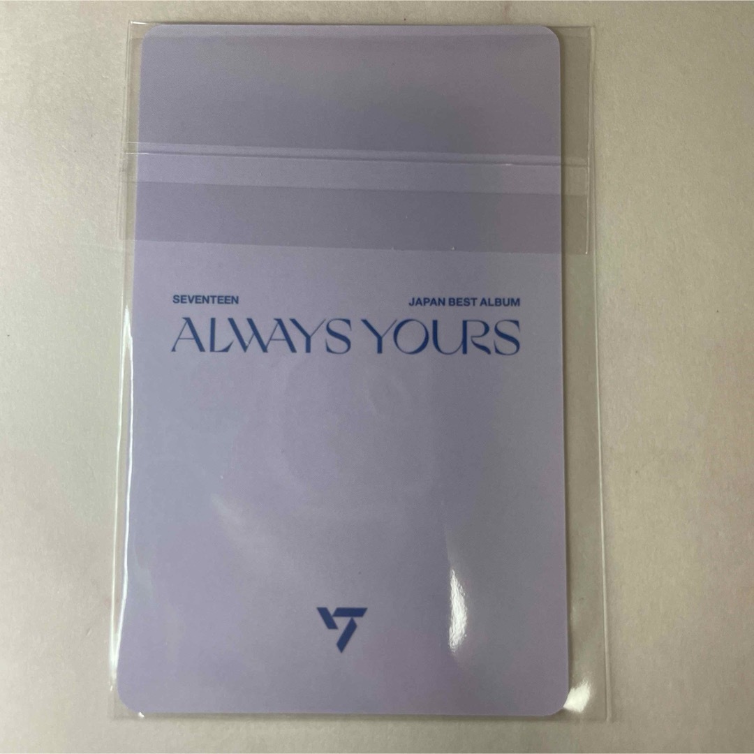 SEVENTEEN(セブンティーン)のSEVENTEEN ALWAYS YOURS トレカ ジョンハン weverse エンタメ/ホビーのCD(K-POP/アジア)の商品写真