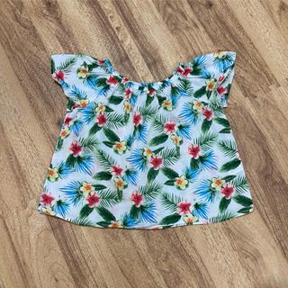 ザラキッズ(ZARA KIDS)のZARAベビー　ブラウス　リゾート柄　86 85　(Ｔシャツ)