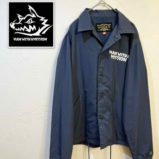 MAN WITH A MISSION - MAN WITH マンウィズ 初期コーチジャケット ナイロンジャケット 美品 S