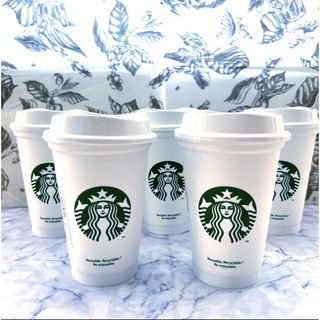 スターバックスコーヒー(Starbucks Coffee)のスターバックス リユーザブルカップ 355ml ×5個セット(シール付き)(タンブラー)