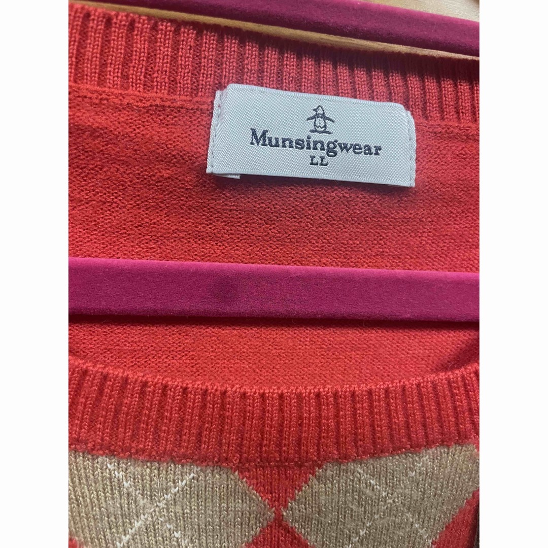Munsingwear(マンシングウェア)のMunsingwear マンシグウエア　ゴルフ　半袖ニット　レディース スポーツ/アウトドアのゴルフ(ウエア)の商品写真