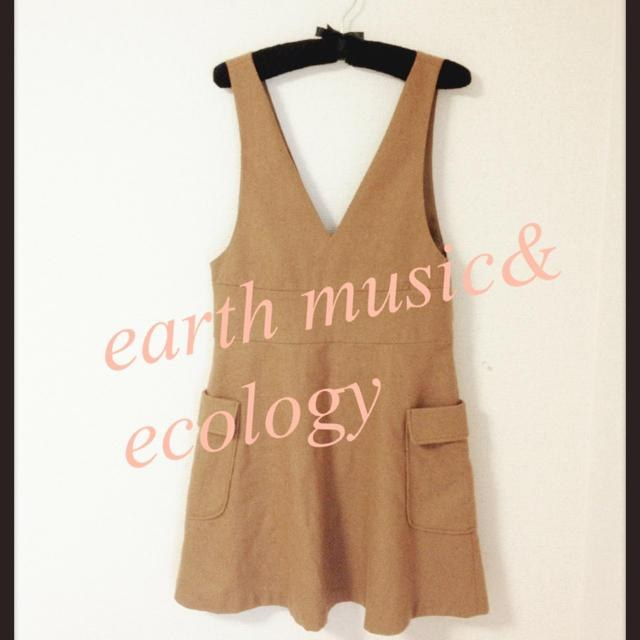 earth music & ecology(アースミュージックアンドエコロジー)のearth m&e ジャンスカ レディースのワンピース(ミニワンピース)の商品写真