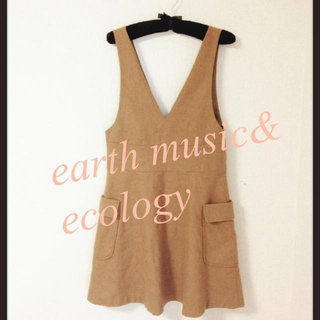アースミュージックアンドエコロジー(earth music & ecology)のearth m&e ジャンスカ(ミニワンピース)