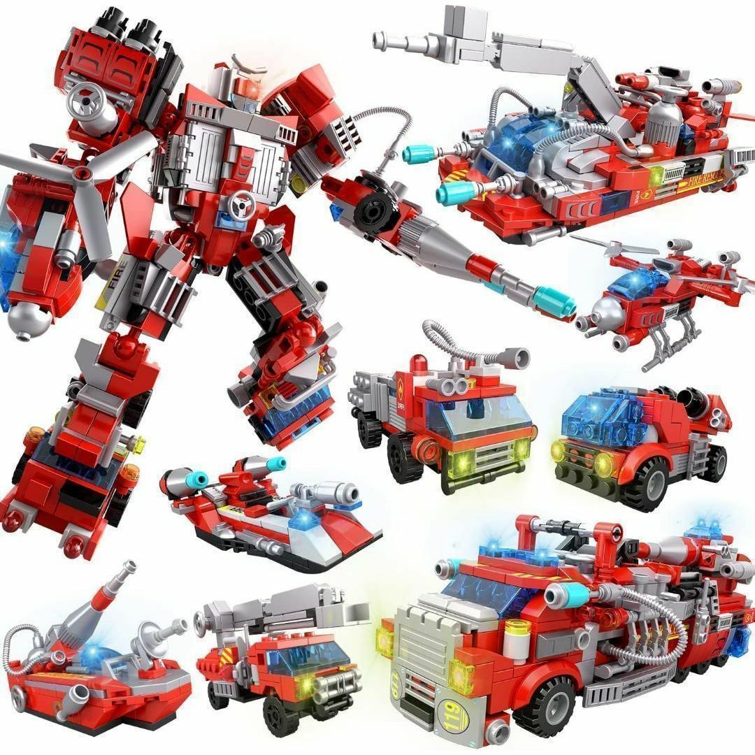 知育玩具⭐️ 668ピース ブロック 消防救助セット 男の子おもちゃ 室内遊具 キッズ/ベビー/マタニティのおもちゃ(積み木/ブロック)の商品写真