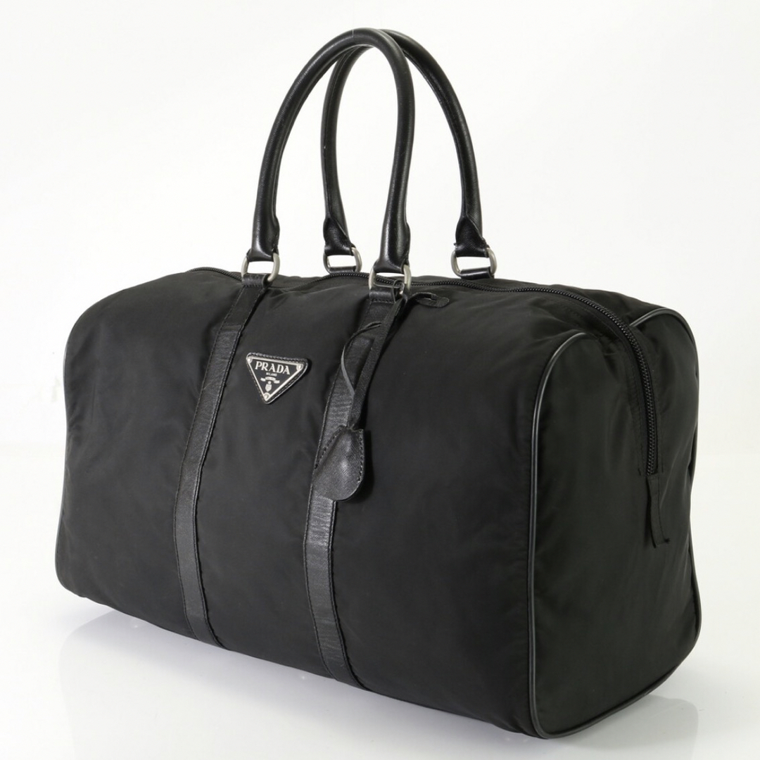 PRADA(プラダ)のプラダ テスート ナイロン 三角ロゴ ボストン バッグ トート  出張 旅行  メンズのバッグ(ボストンバッグ)の商品写真