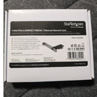 StarTech.com 1ポートPCIeネットワークカード ST2GPEX(PCパーツ)