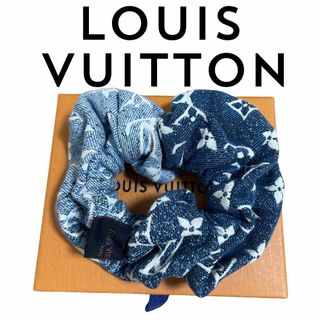 LOUIS VUITTON - 【新品同様】ルイヴィトン  モノグラム デニムシュシュ