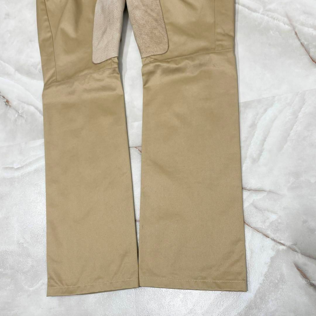 URU - A12501 ウル 2タックサドルパッチジョッパーズパンツ URU - A12501 ウル 2タックサドルパッチジョッパーズパンツ