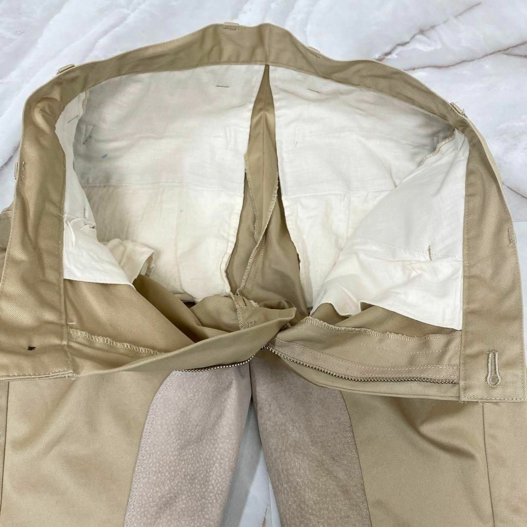 URU - A12501 ウル 2タックサドルパッチジョッパーズパンツ URU - A12501 ウル 2タックサドルパッチジョッパーズパンツ