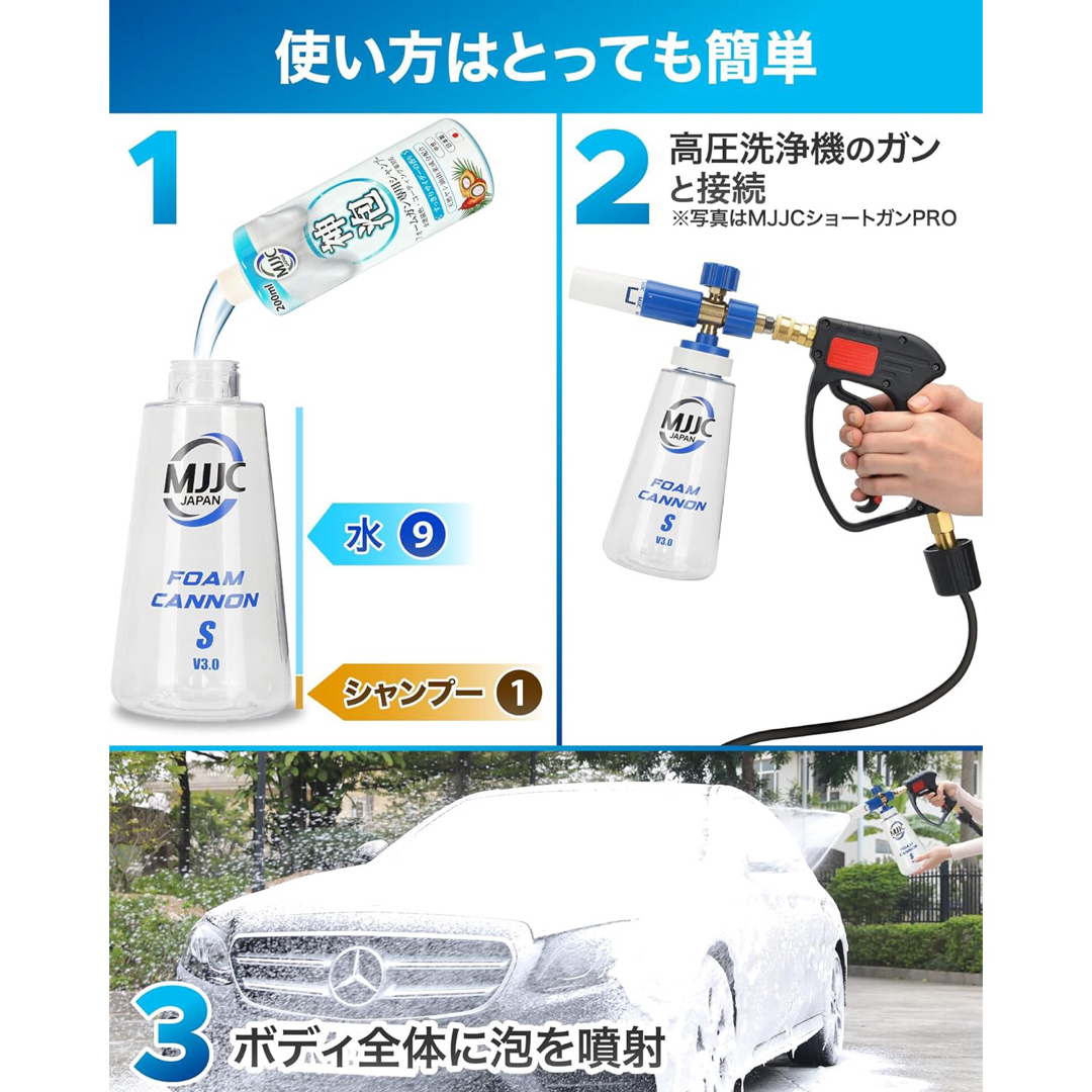 MJJC 第3世代 フォームキャノンS V3.0【フォームガン + ショートガン MJJC 第3世代 フォームキャノンS V3.0【フォームガン + ショートガン