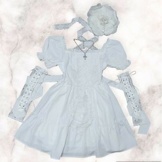 天使界隈Y2kゴシックLolitaフェアリーグランジロリータワンピースバレエコア