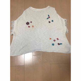 ザラ(ZARA)のzara girl's ポンチョ風サマーニット(ニット)