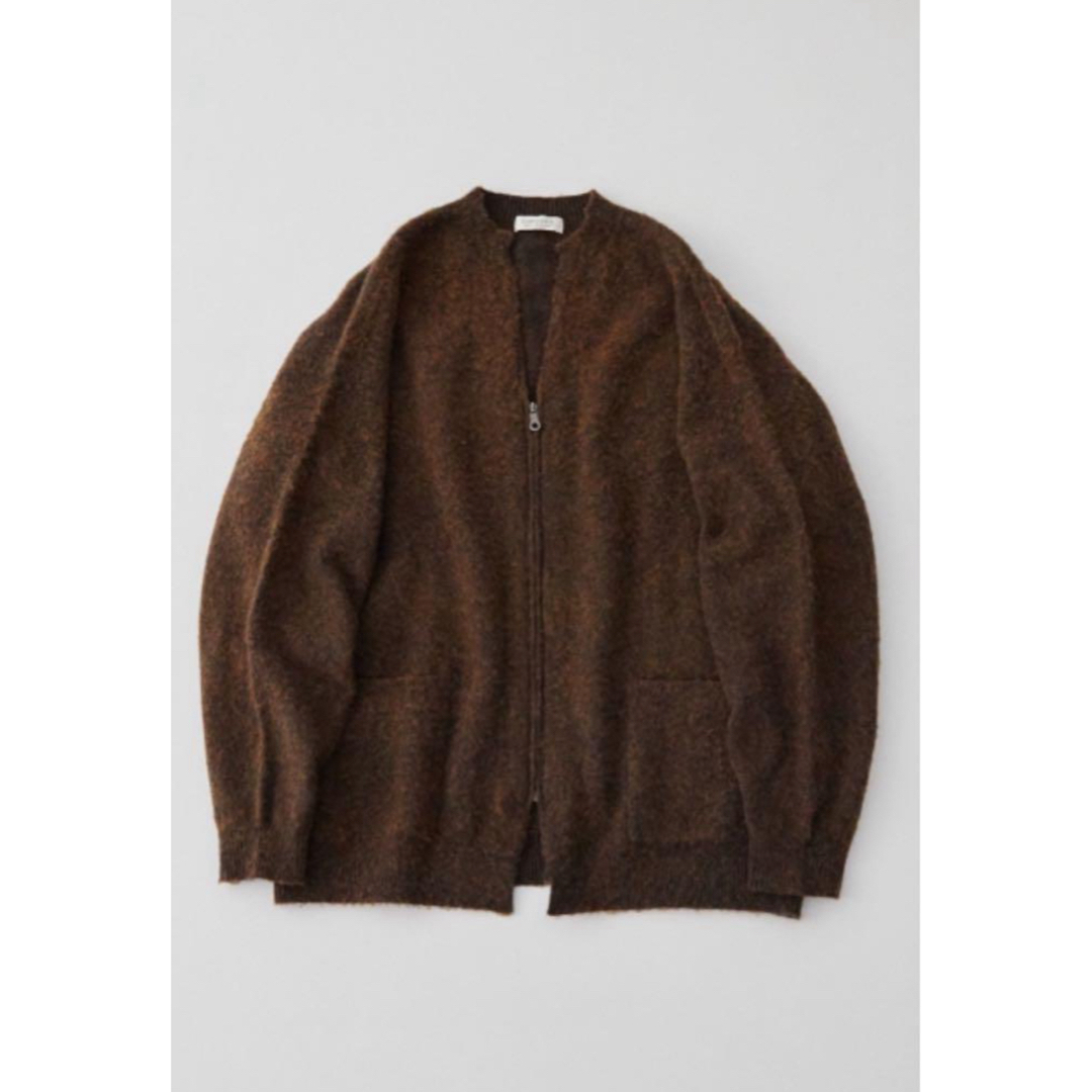 COMOLI(コモリ)のFuller's Teasel Brushed Wool Cardigan メンズのトップス(カーディガン)の商品写真