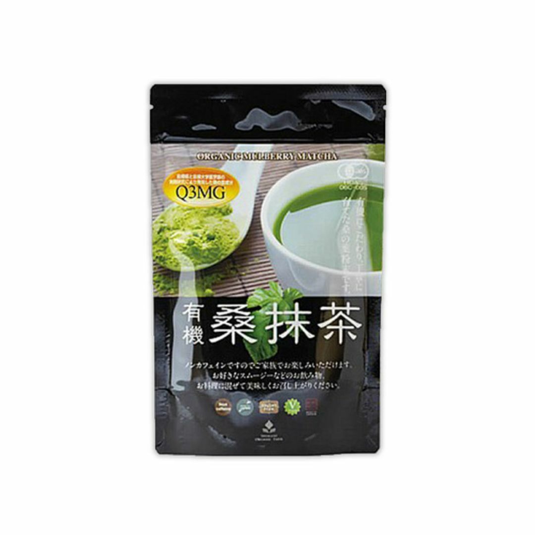 有機 桑抹茶(100g)★島根県産★無農薬オーガニック★無添加★ノンカフェイン★ 食品/飲料/酒の健康食品(健康茶)の商品写真